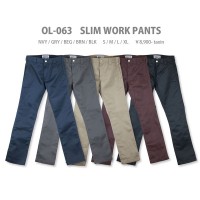 WORK PANTS SLIM【BLUCO ブルコ】OL-063